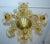 Barovier & Toso Gold Dust Murano Glass Chandelier from Barovier & Toso, Italy, 1940s For Sale - Image 4 of 12