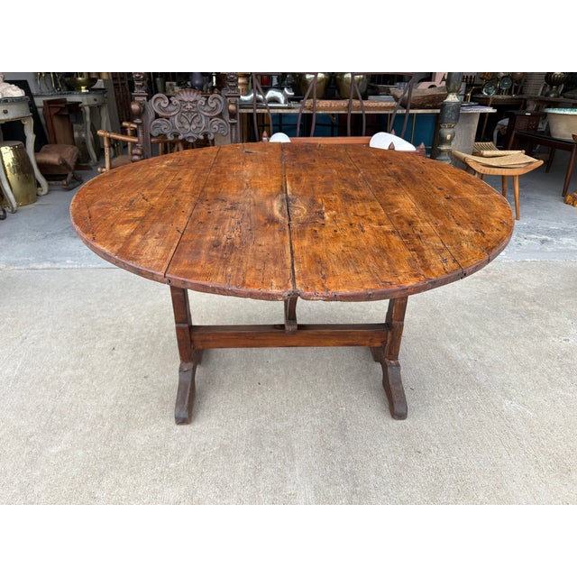 French Provincial 19th Century French Vigneron Wine Table For Sale - Image 3 of 13
