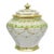 Antique Nippon Noritake Hand Painted Porcelain Gold Gilt Draped Biscuit Jar For Sale
