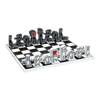 Limited Edition Keith Haring Chess Set For Sale