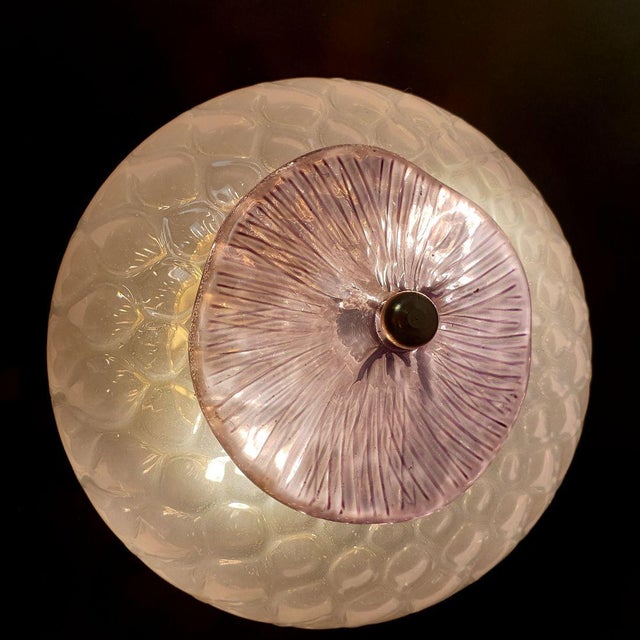 Brown 1990s Brown Murano Glass Sconces - a Pair For Sale - Image 8 of 13