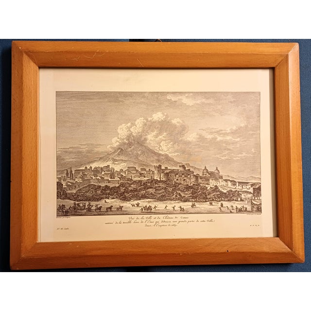 Louis Despréz, The Castle and the City of Catania, 1800s, Archival Pigment Print For Sale - Image 5 of 10