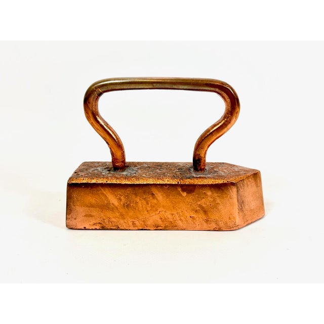 Antique 19th Century Danish Copper Sad Iron For Sale - Image 3 of 8