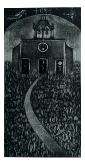 Ewa Kutylak, A Path, 2011, Mezzotint and Drypoint on Paper