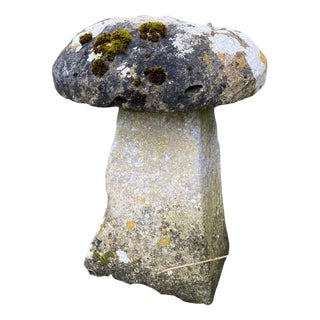 Staddle Stone Mushroom Garden Statue, 1800s For Sale