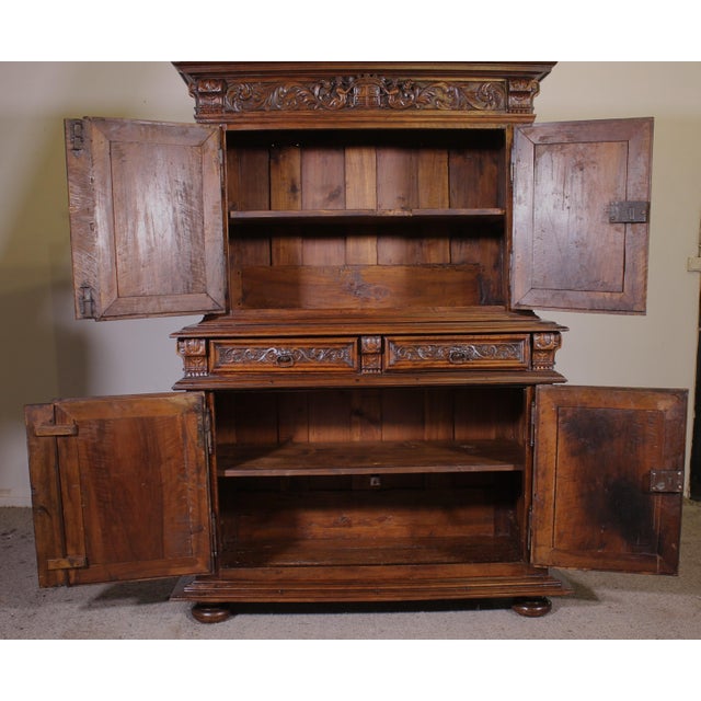 Renaissance Buffet Representing the 4 Seasons, France, 1580 For Sale - Image 10 of 15