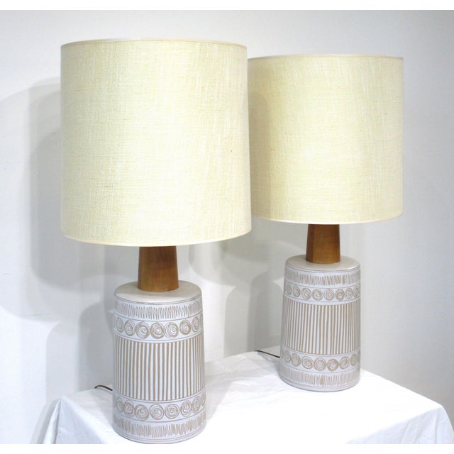 Jane and Gordon Martz Mid Century Lamps for Marshall Studios For Sale - Image 12 of 14