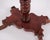 Antique Mahogany Side Table with Turned Pedestal Base and Profiled Top For Sale - Image 10 of 11