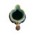 Late 19th Century Late 19th Century Footed Majolica Heron and Bamboo Jug For Sale - Image 5 of 6