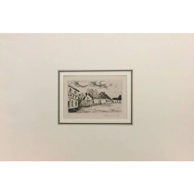 Original drypoint and etching. Hand signed. From the suite: ''Visage de Maisons''. Image Dimensions : 17 x 11 cm This...