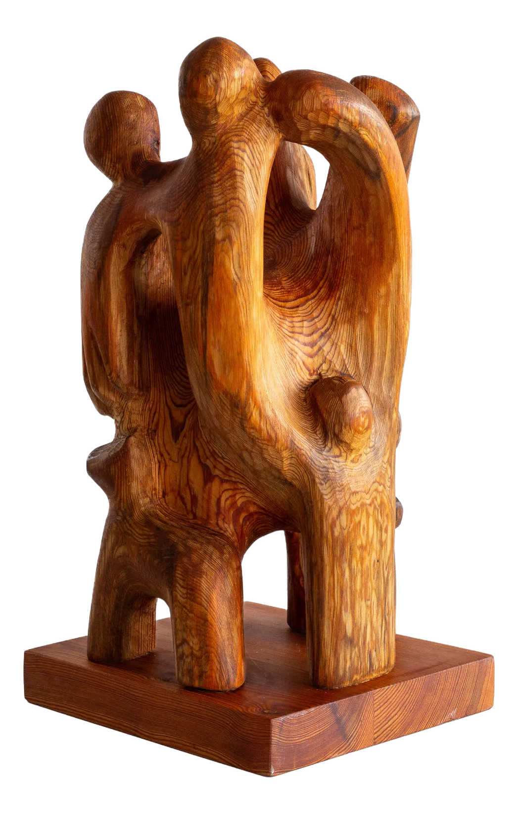 Jean-Maurice Steiner, Large Organic Abstract Sculpture, 2007, Pine