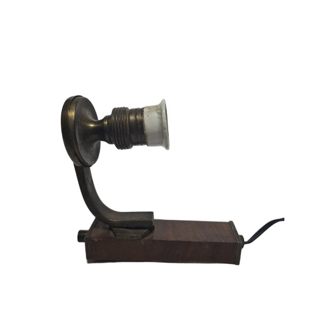 Art Deco Wall Lamp, Czechoslovakia, 1950s For Sale - Image 6 of 8