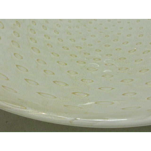 Vintage Alfredo Barbini Murano Glass Dish For Sale - Image 12 of 12