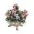 Mid 20th Century VTG Nuova Capodimonte Porcelain Floral Centerpiece Basket Italy Signed 9.5 In For Sale - Image 5 of 11