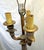 Mid 20th Century Vintage Victorian Style Heavy Painted Metal 4-Light Torchiere Floor Lamp For Sale - Image 5 of 17