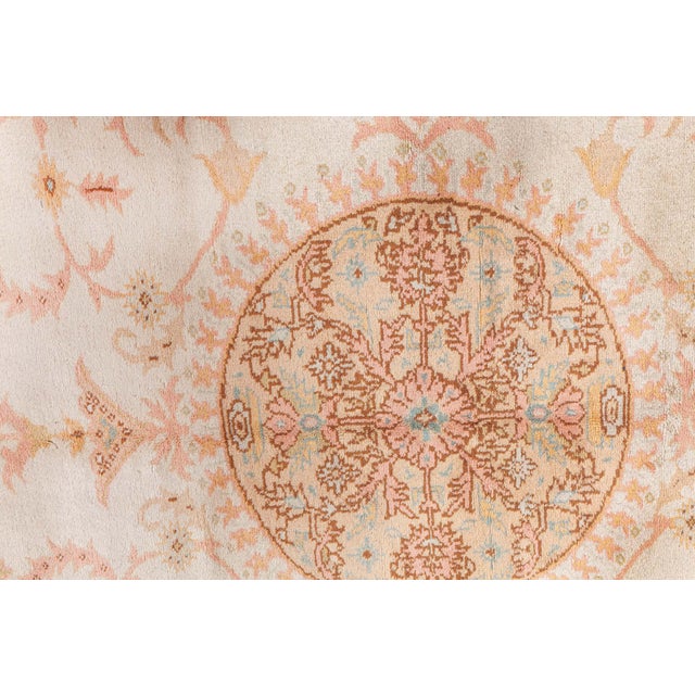 1900 - 1909 Antique Turkish Oushak Rug For Sale - Image 5 of 10