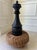 Vintage Handmade 17” Solid Wood Queen Chess Piece Sculpture For Sale - Image 4 of 16