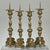 Renaissance Set of Four Late 17th Century French Renaissance Brass Altar Candlesticks For Sale - Image 3 of 18