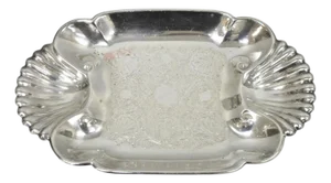 Vintage Fb Rogers English Regency Style Silver Plated Candy Trinket Dish