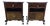 Nightstands with Marble Interiors by Elisabeth Zu Stolberg, Gut Hasselburg, 1930s, Set of 2 For Sale