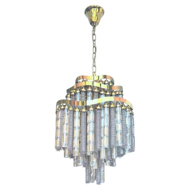 Metal Collection Aurora Chandelier by Jago For Sale - Image 7 of 7