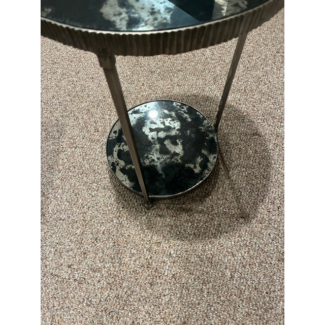 Ethan Allen 'Jaclyn' Mirrored Nesting Tables. For Sale - Image 9 of 11