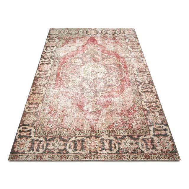 1940s Turkish Oushak Rug For Sale In Los Angeles - Image 6 of 6