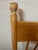 Gold Circa 1900 Antique Oak Pressed-Back Youth Chair With Cane Seat For Sale - Image 8 of 12