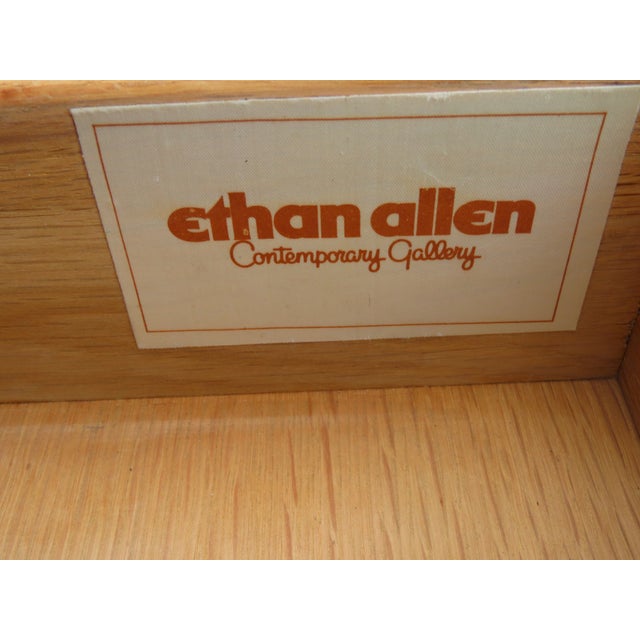 French Ethan Allen French Large Nightstands Bedside End Tables a Pair 6648 For Sale - Image 3 of 15