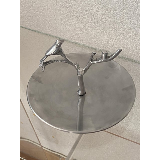 Plateau and Aluminum Pole Tray, 1970s For Sale - Image 14 of 14