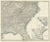 Antique Map of Tennessee, Kentucky, Virginia, Alabama, Georgia and Surroundings For Sale - Image 6 of 6