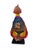 Wood Vintage African Beaded Fali Namji Fertility Doll Cameroon W/Wood Stand 11.5" H For Sale - Image 7 of 10
