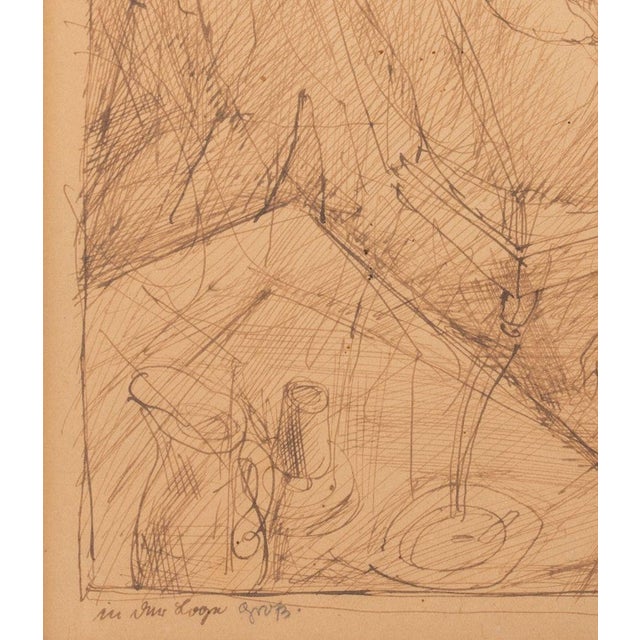 George Grosz "In Der Loge" Pen and Ink on Paper For Sale In New York - Image 6 of 10