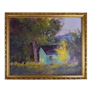 Howard Carr Green House With Trees