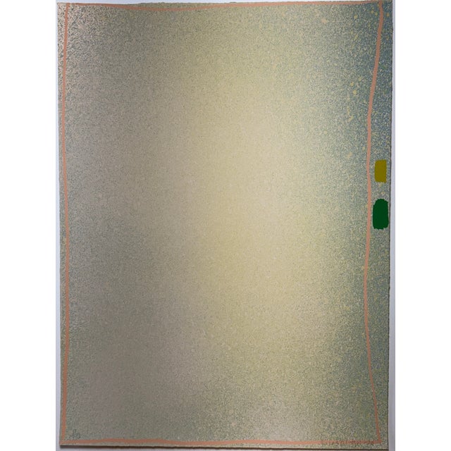 American painter, printmaker, and sculptor Jules Olitski Graphics Suite #One (from a series of five prints) Silk screen...