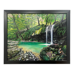 Emerald Falls - Original Oil Painting by Steve Schaaf