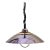 1980s Chrome-Plated Sheet Lamp For Sale