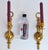 Metal Late 20th Century Mid-Century Modern Cast Brass Candle Holder Wall Sconces - A Pair For Sale - Image 7 of 17