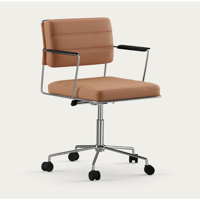 Henrik Tengler Time Chair Frame: Chrome, Upholstery: Silt for One Collection For Sale - Image 3 of 13