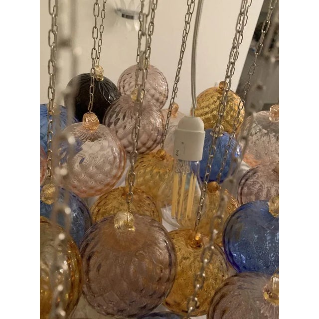 Multicolors Chandelier in Murano Glass from Simoeng For Sale - Image 8 of 10