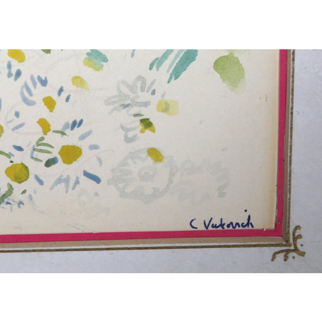 Spring Flowers Charles Blaze Vukovich American (1918–1986) Date: circa 1980 Watercolor on Paper Size: 11.5 x 7.5 in....