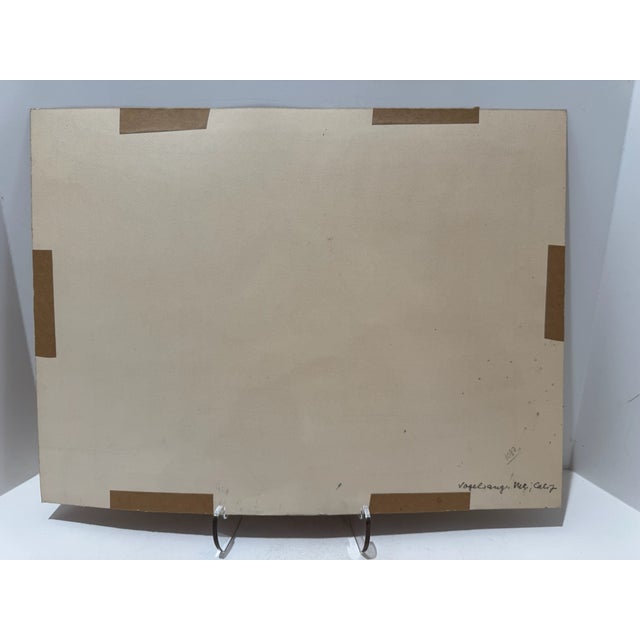 Paper Henry Emil Salloch Original Watercolor on Paper Vogelsang Mt., California. 1951. For Sale - Image 7 of 8