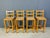 Vintage Oak and Papercord Bar Stools, 1960s, Set of 4 For Sale - Image 13 of 15