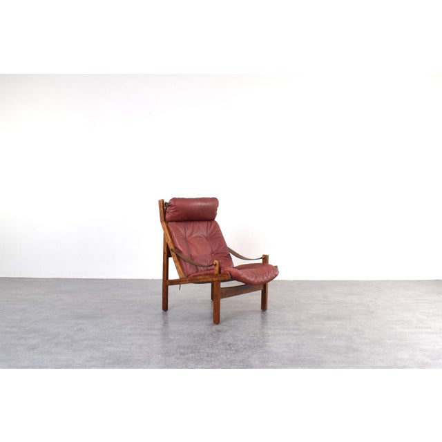 Mid-Century Hunter Lounge Chair by Torbjørn Afdal for Bruksbo, 1960s For Sale - Image 12 of 12