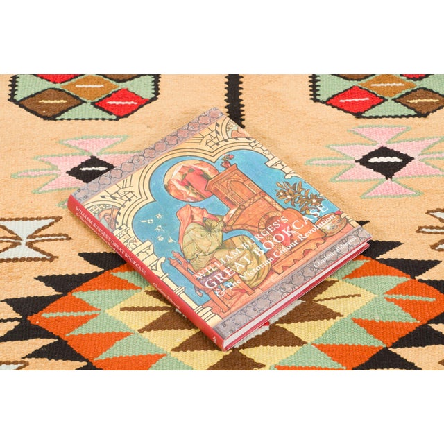 Vintage Turkish Pictorial Geometric Runner Beige & Red by Rug & Kilim, 1950–1959 For Sale - Image 9 of 9