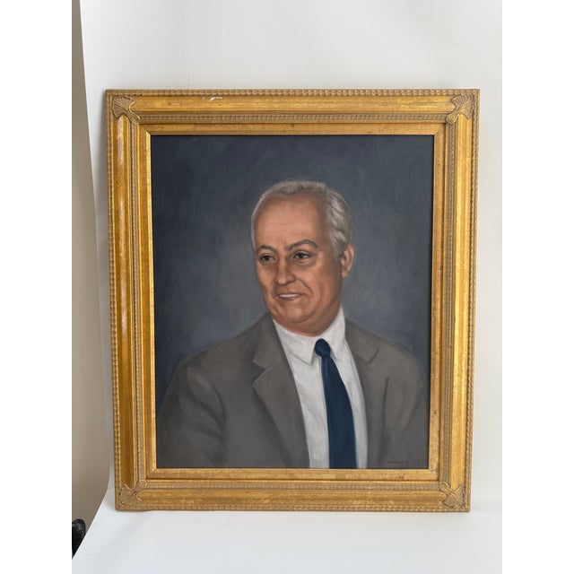 Vintage Gentleman Portrait, Framed For Sale In Boston - Image 6 of 13