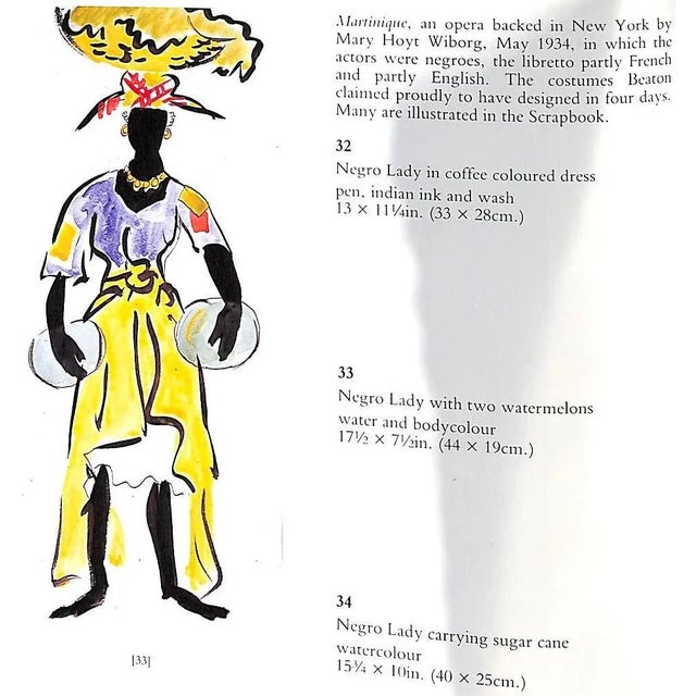 White "Cecil Beaton: Stage and Costume Designs, Portraits Fashion Drawings and Landscapes" 1984 Christie's London For Sale - Image 8 of 12