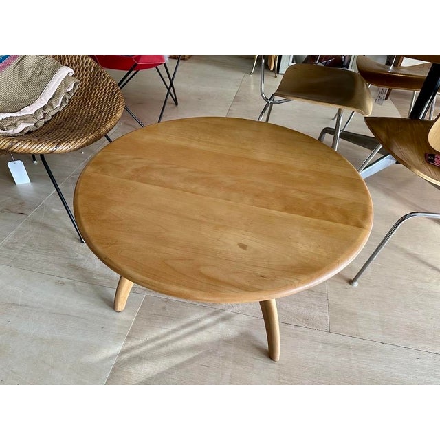 1950s Mid Century Heywood Wakefield Rotating 'Lazy Susan' Coffee/Cocktail Table For Sale - Image 5 of 6