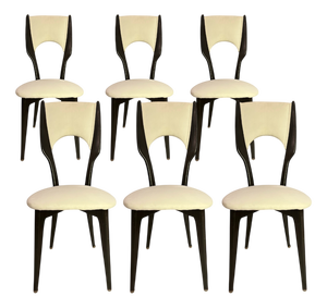 Vintage Chairs by Paolo Buffa, 1950s, Set of 6