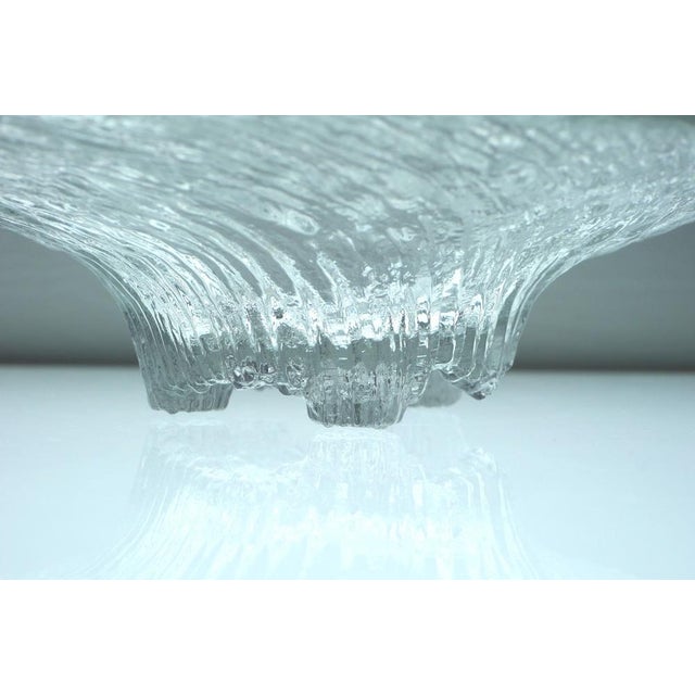 Iittala Finnish Art Glass Avanti Bowl by Tapio Wirkkala for Iittala, 1979 For Sale - Image 4 of 11